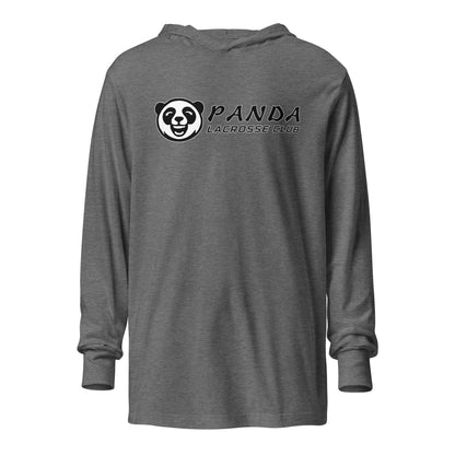 Performance | Hooded Long Sleeve T Shirt | Panda Lacrosse Club | Crest Logo