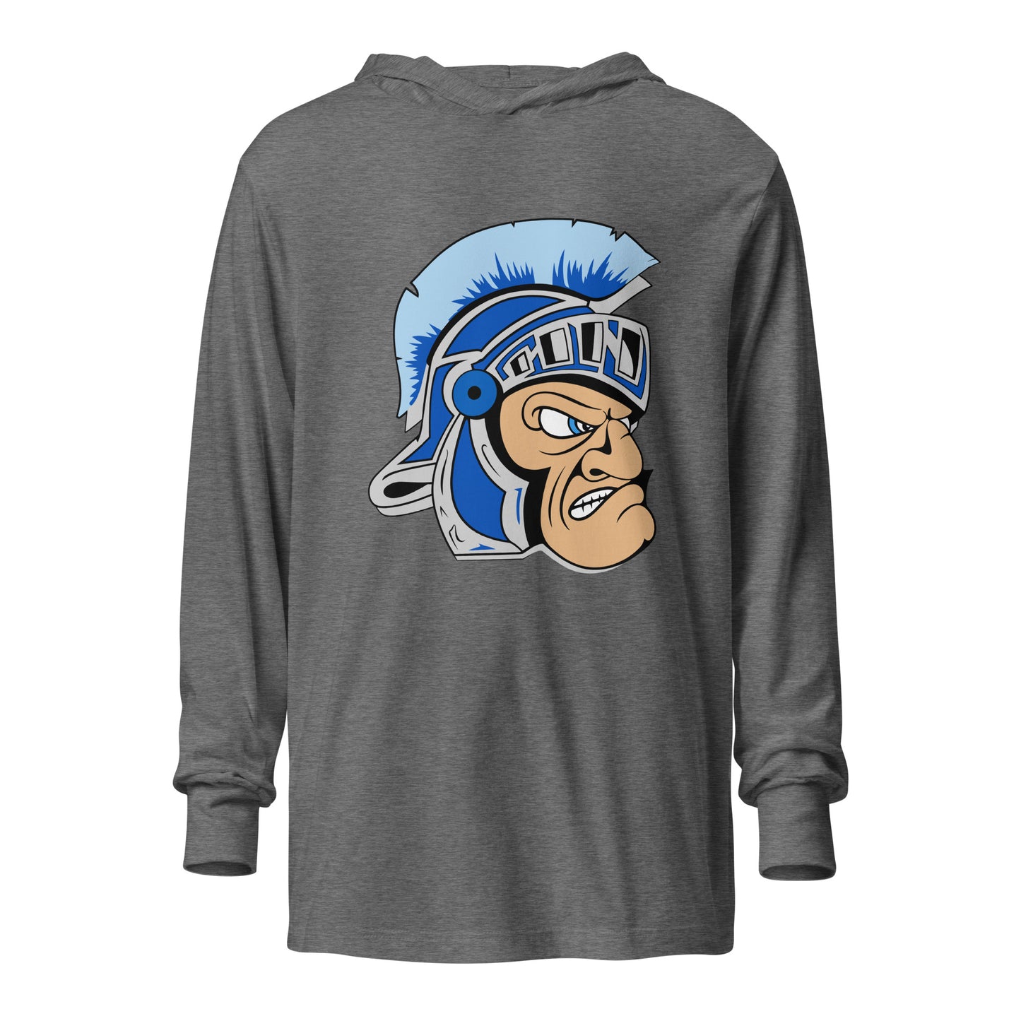 Performance | Hooded Long Sleeve T Shirt | Widefield Football Booster Club | Vanguard Spartans Logo