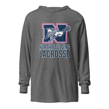 Performance | Hooded Long Sleeve T Shirt | North Paulding Lacrosse | Vanguard Logo