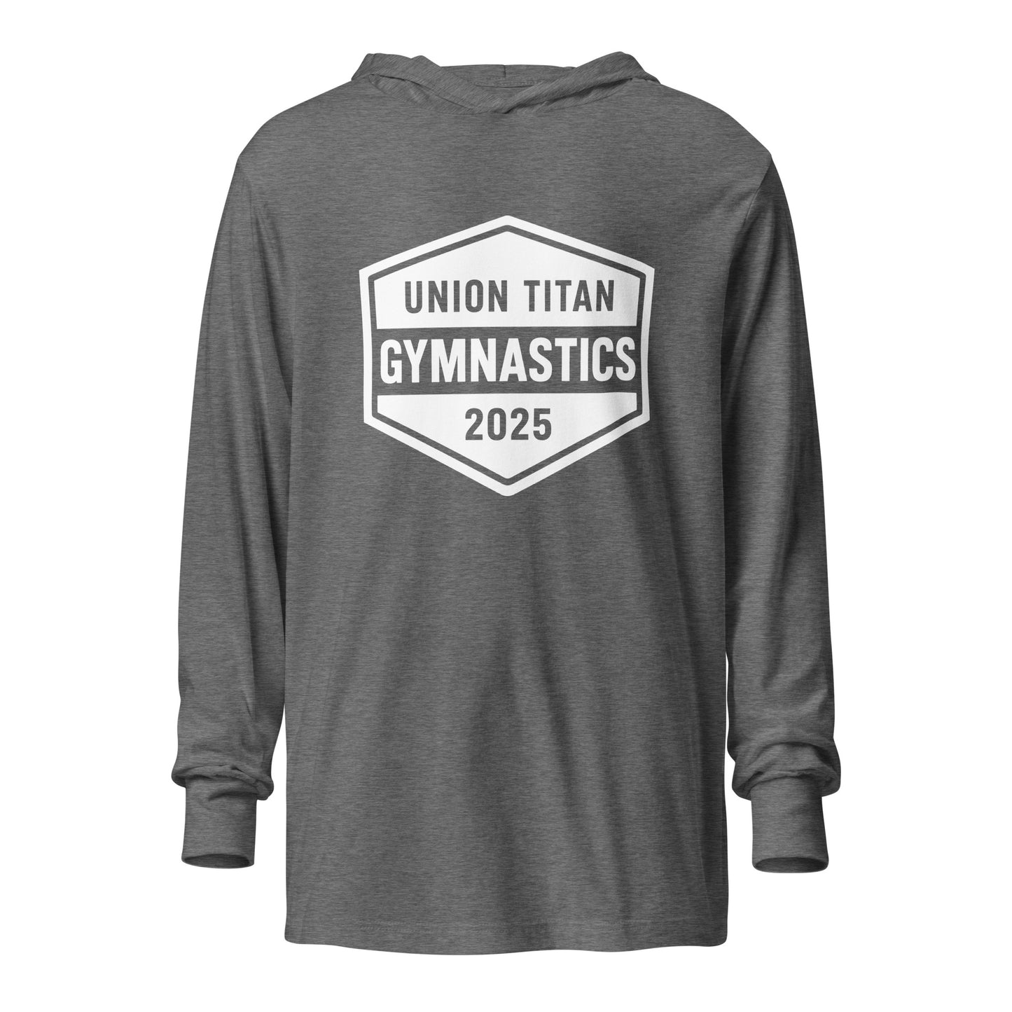 Performance | Hooded Long Sleeve T Shirt | Union Gymnastics | Valor Logo