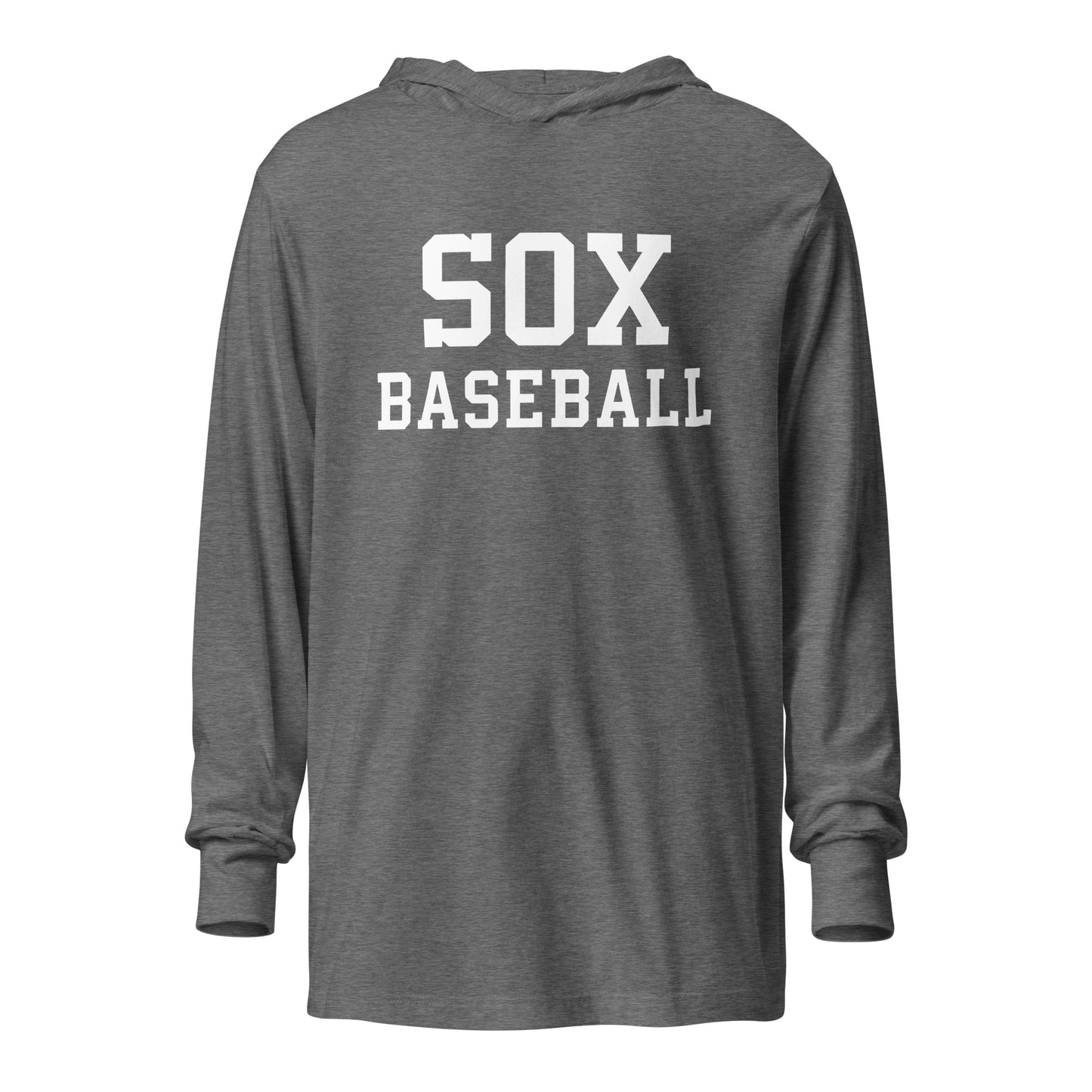 Performance | Hooded Long Sleeve T Shirt | Greenville Sox | Lettermark Logo