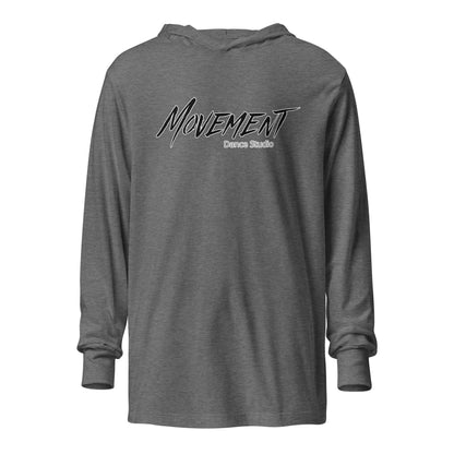 Performance | Hooded Long Sleeve T Shirt | Movement Dance Studio | Crest Logo