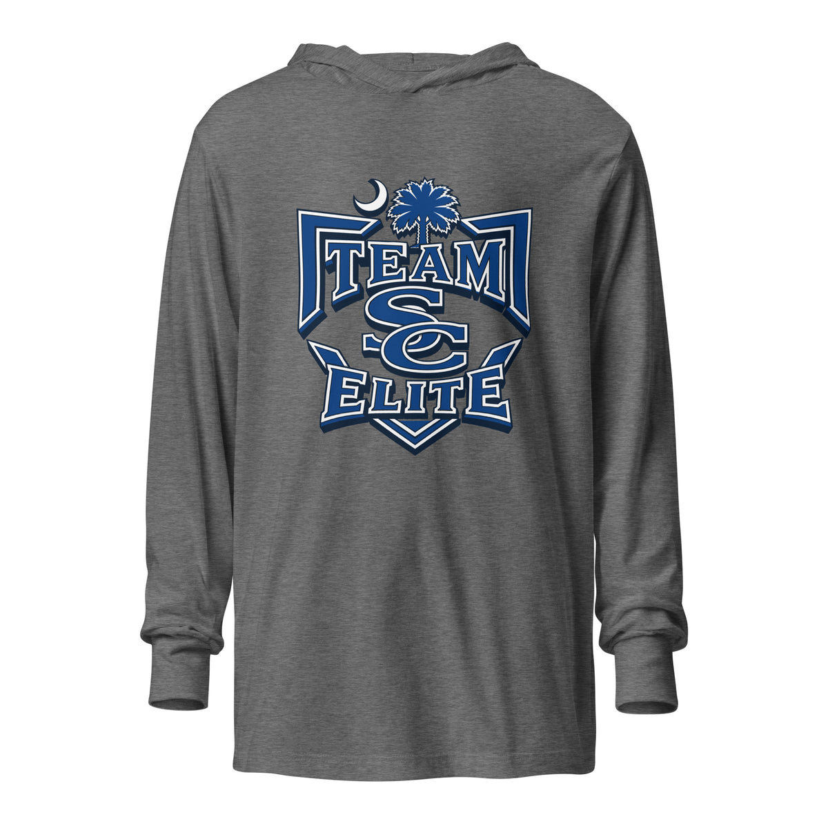 Performance | Hooded Long Sleeve T Shirt | TEAM SC ELITE | Emblem Logo