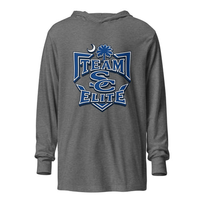 Performance | Hooded Long Sleeve T Shirt | TEAM SC ELITE | Emblem Logo