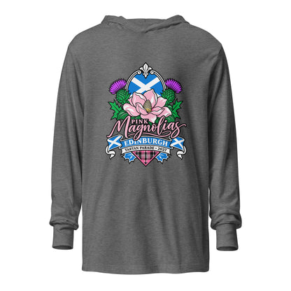 Performance | Hooded Long Sleeve T Shirt | Pink Magnolias Dance | Valor Logo