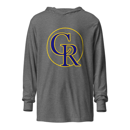 Performance | Hooded Long Sleeve T Shirt | Chestnut Ridge Lions Football | Crest Logo
