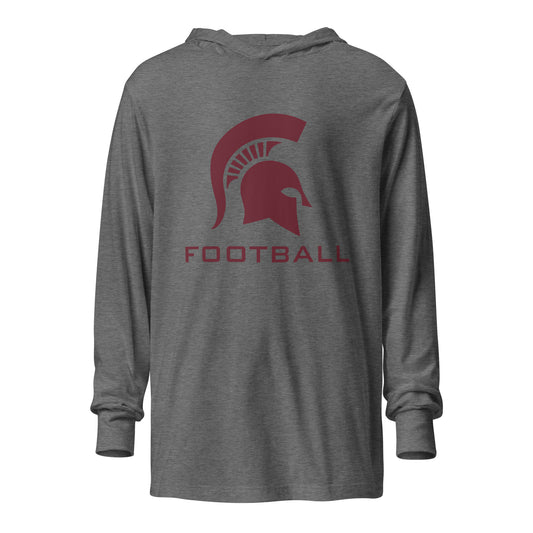 Performance | Hooded Long Sleeve T Shirt | Turpin Football | Lettermark Logo