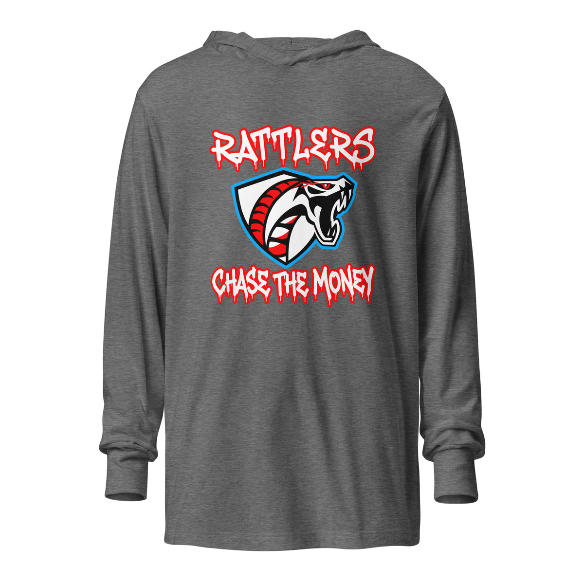 Performance | Hooded Long Sleeve T Shirt | Rattlers 2/11 | Crest Logo
