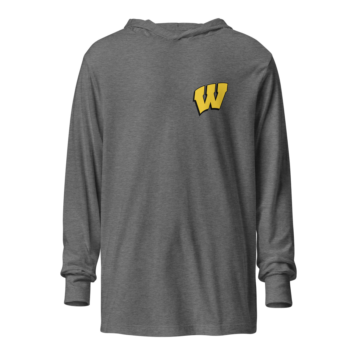 Performance | Hooded Long Sleeve T Shirt | Ava | Lettermark Logo