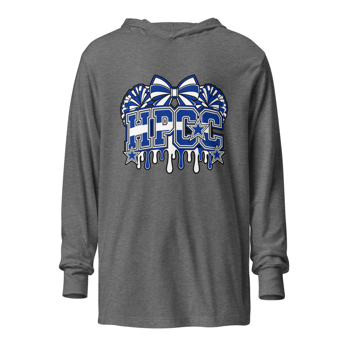 Performance | Hooded Long Sleeve T Shirt | Hyde Park Cowboys | Emblem Logo