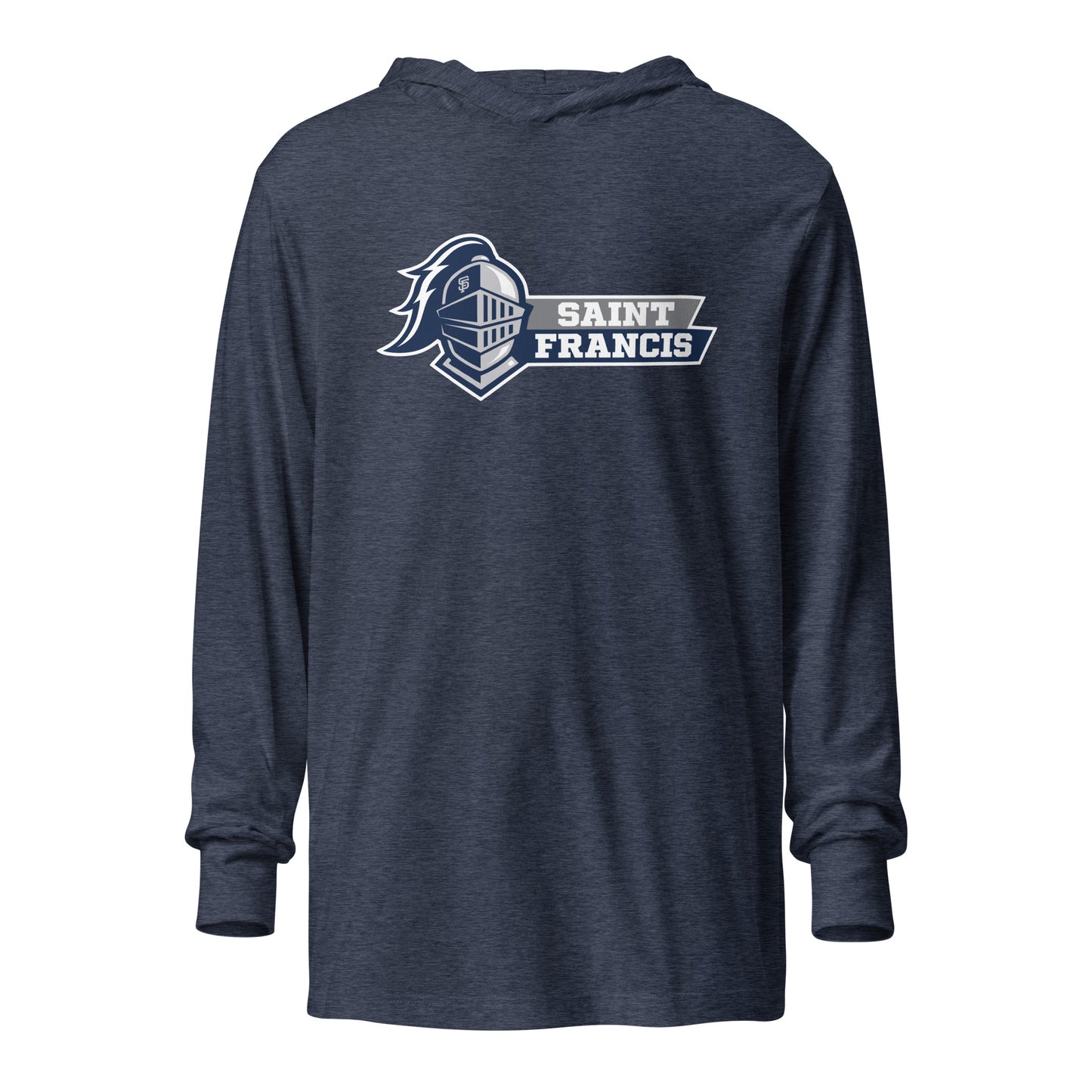 Performance | Hooded Long Sleeve T Shirt | Saint Francis School | Vanguard Logo
