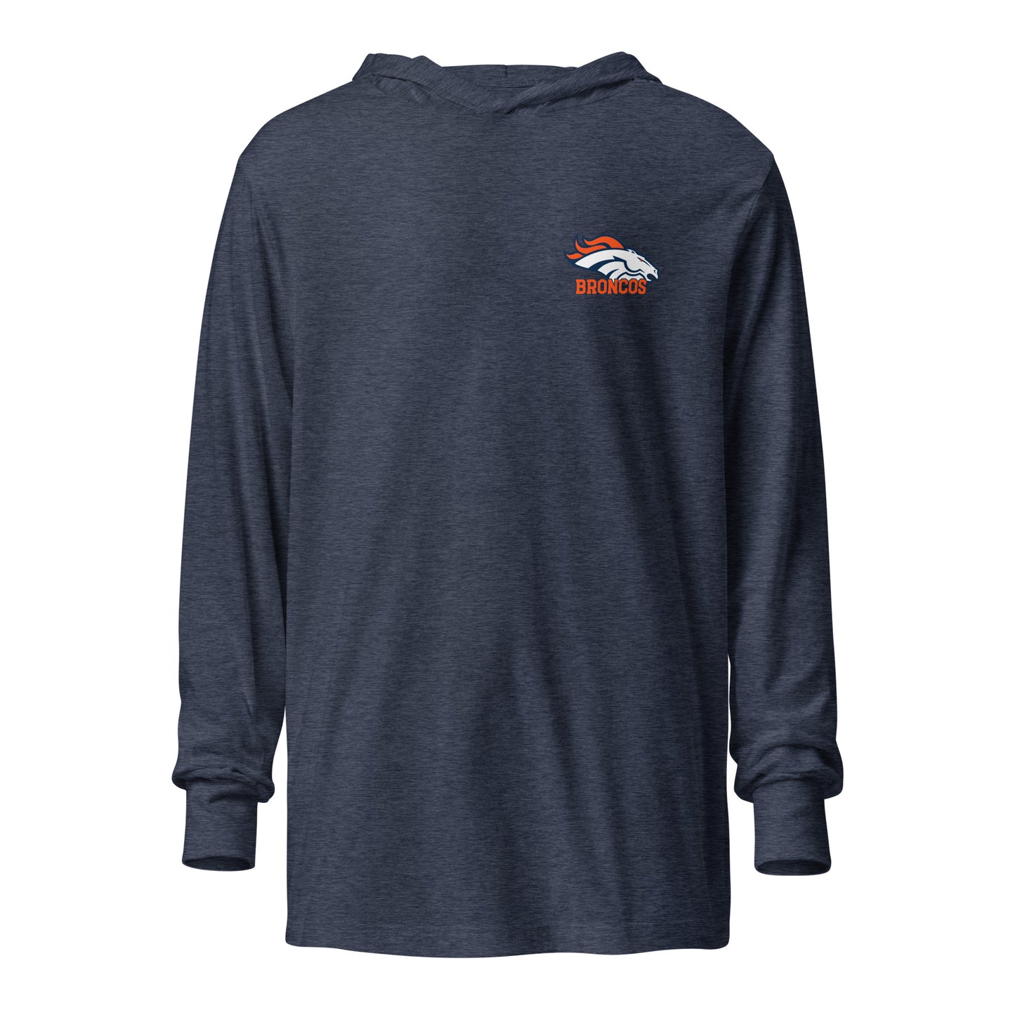 Performance | Hooded Long Sleeve T Shirt | Rapid City Broncos - BHYFL | Athletics Logo