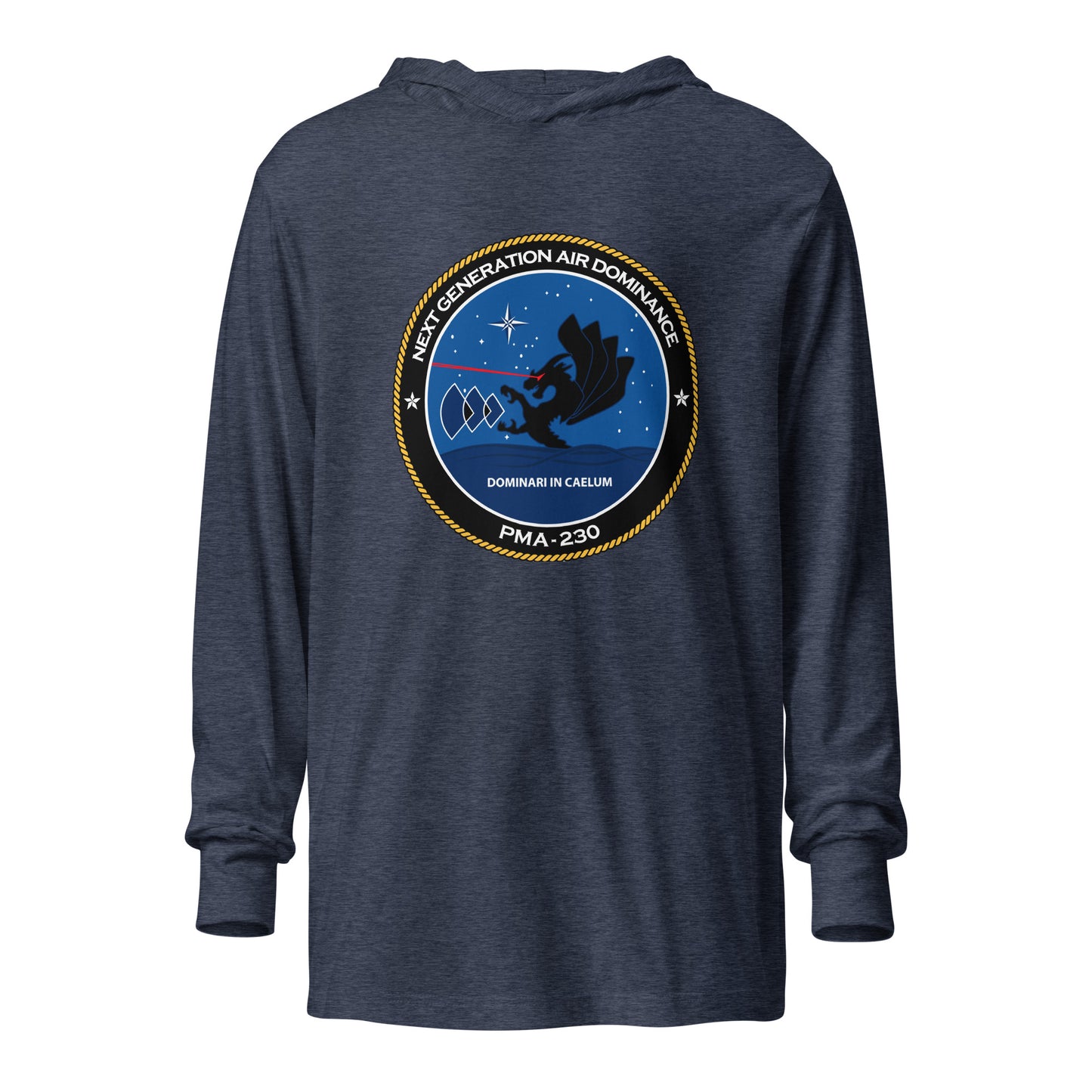 Performance | Hooded Long Sleeve T Shirt | Next Generation Air Dominance | Badge Logo