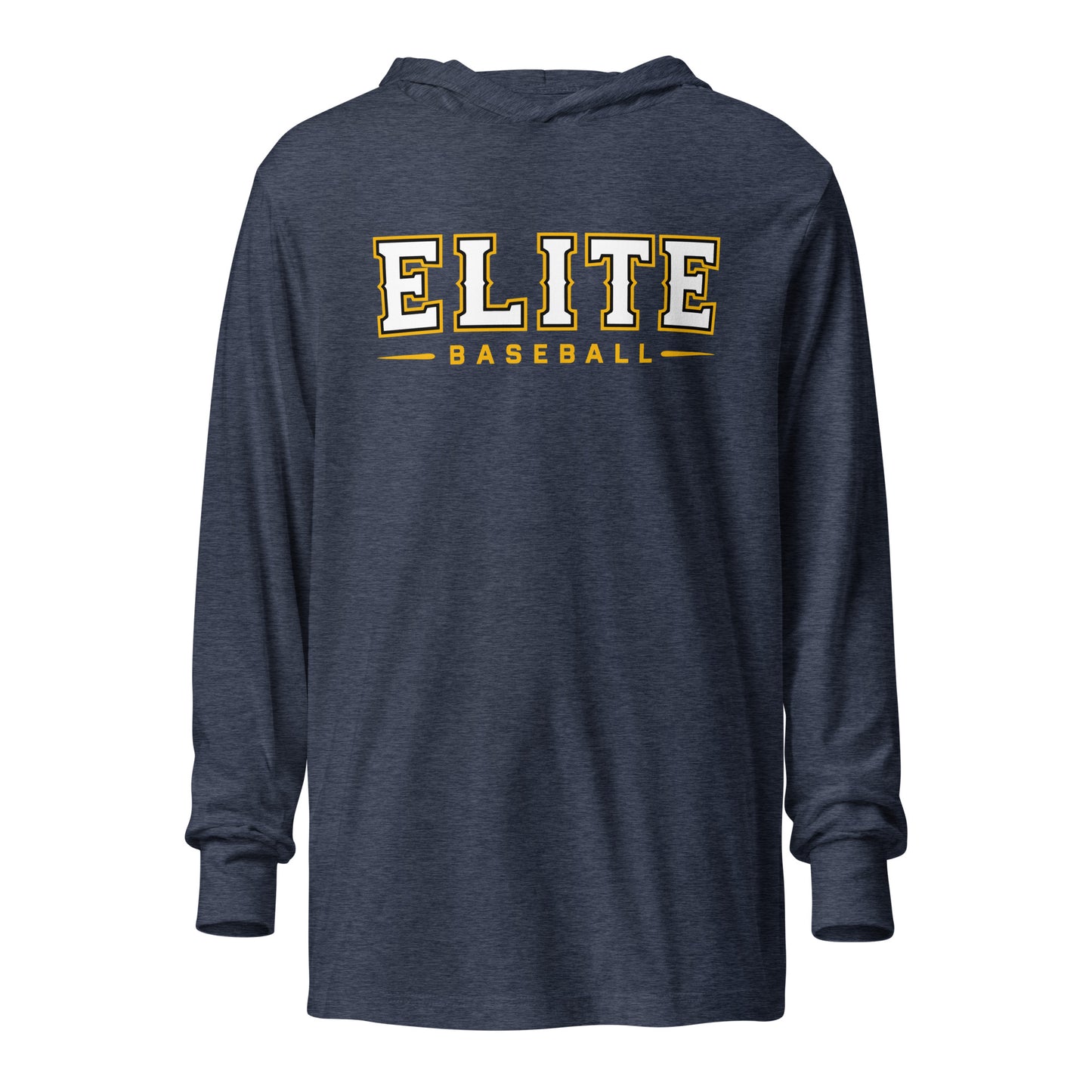 Performance | Hooded Long Sleeve T Shirt | Elite Baseball | Vanguard Logo