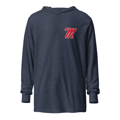 Performance | Hooded Long Sleeve T Shirt | Maumelle Bulldogs 2035 | M-Mark Logo