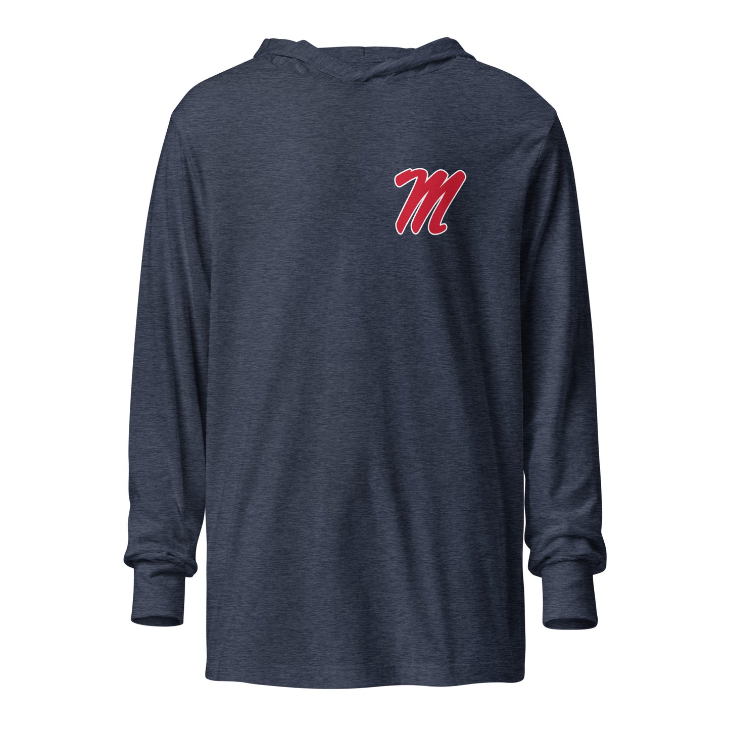 Performance | Hooded Long Sleeve T Shirt | Maumelle Bulldogs 2035 | M-Mark Logo