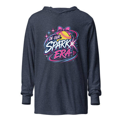 Performance | Hooded Long Sleeve T Shirt | Carolina Sparkx | Athletics Logo