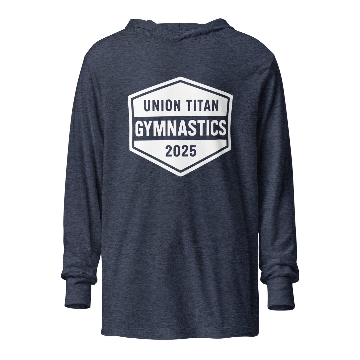 Performance | Hooded Long Sleeve T Shirt | Union Gymnastics | Valor Logo