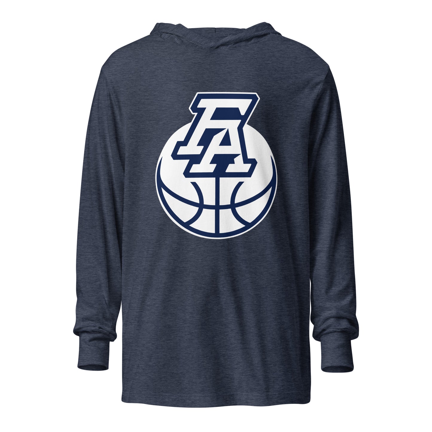 Performance | Hooded Long Sleeve T Shirt | FA Basketball | Crest Logo