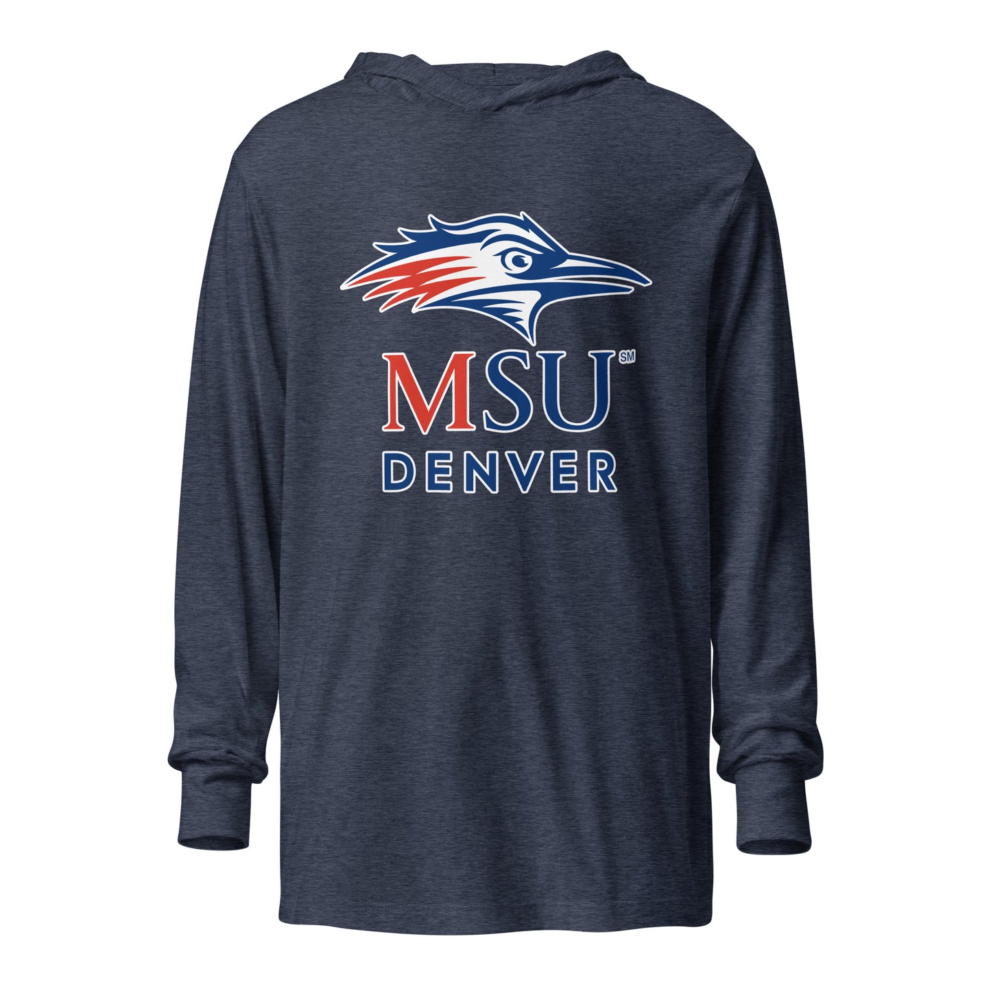 Performance | Hooded Long Sleeve T Shirt | MSU Denver Dance Team | Titan Crest Logo