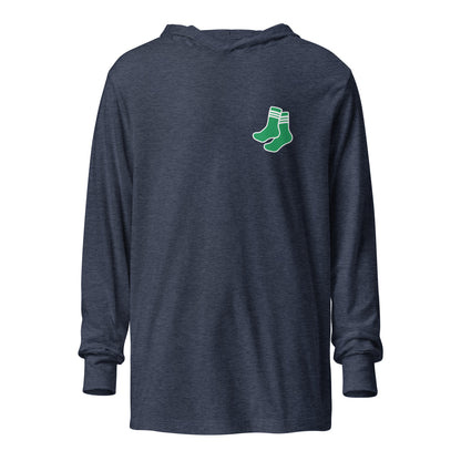 Performance | Hooded Long Sleeve T Shirt | Greenville Sox | Icon Logo