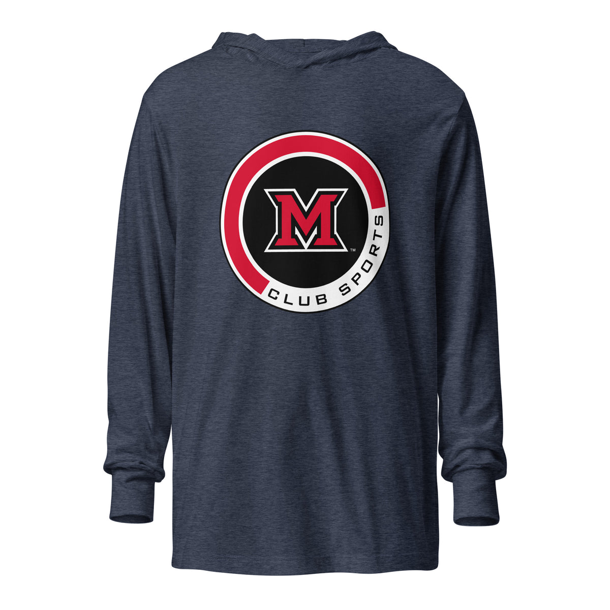 Performance | Hooded Long Sleeve T Shirt | Miami Women's Hockey | Badge Logo