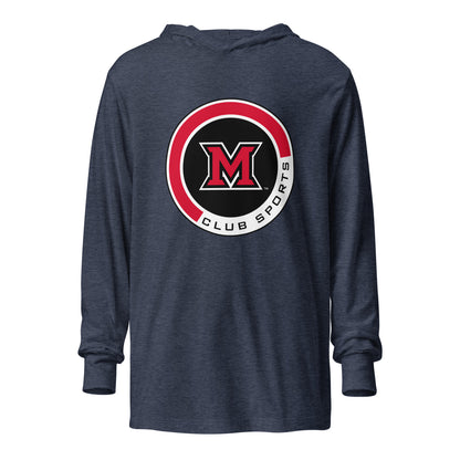Performance | Hooded Long Sleeve T Shirt | Miami Women's Hockey | Badge Logo