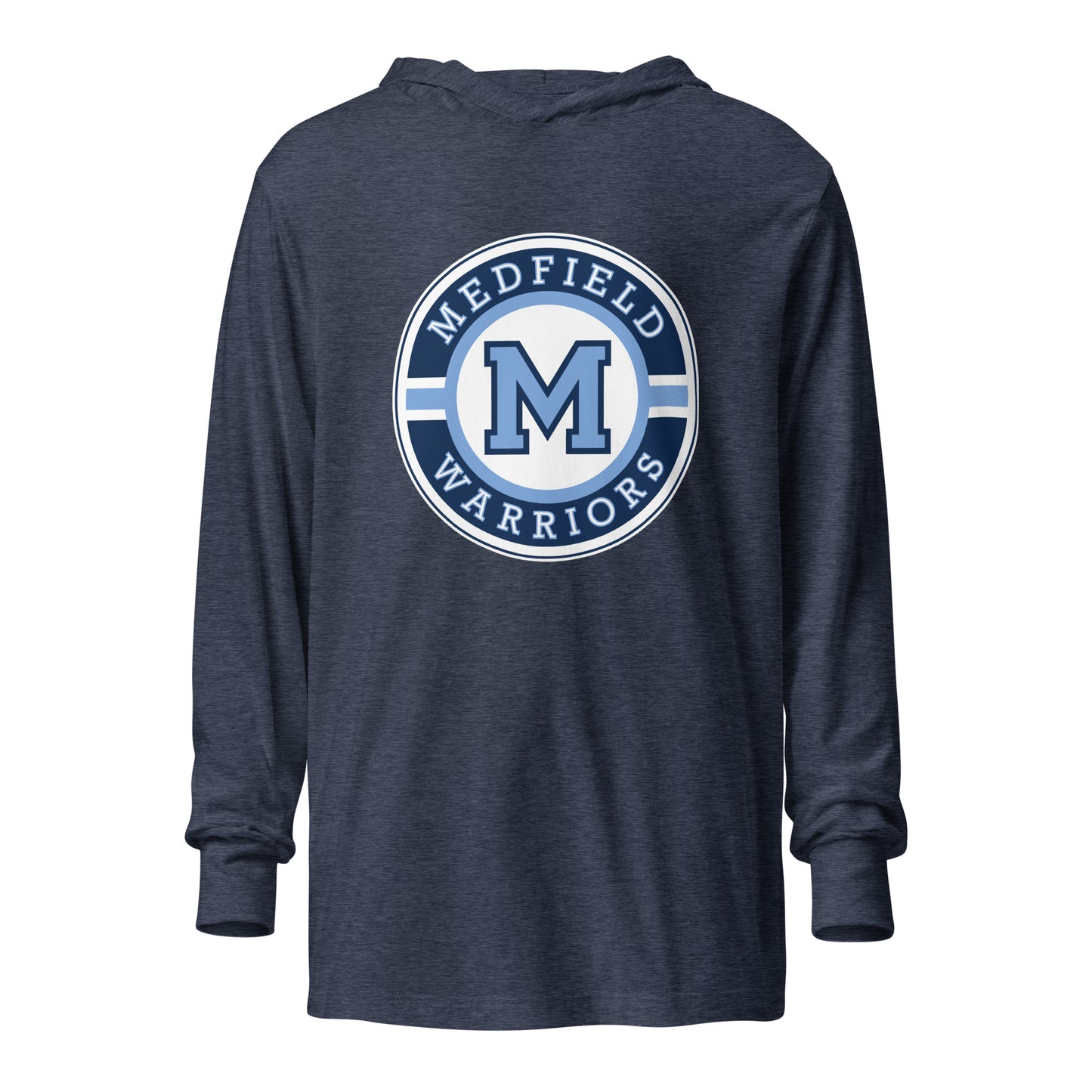 Performance | Hooded Long Sleeve T Shirt | Medfield Softball | Badge Logo