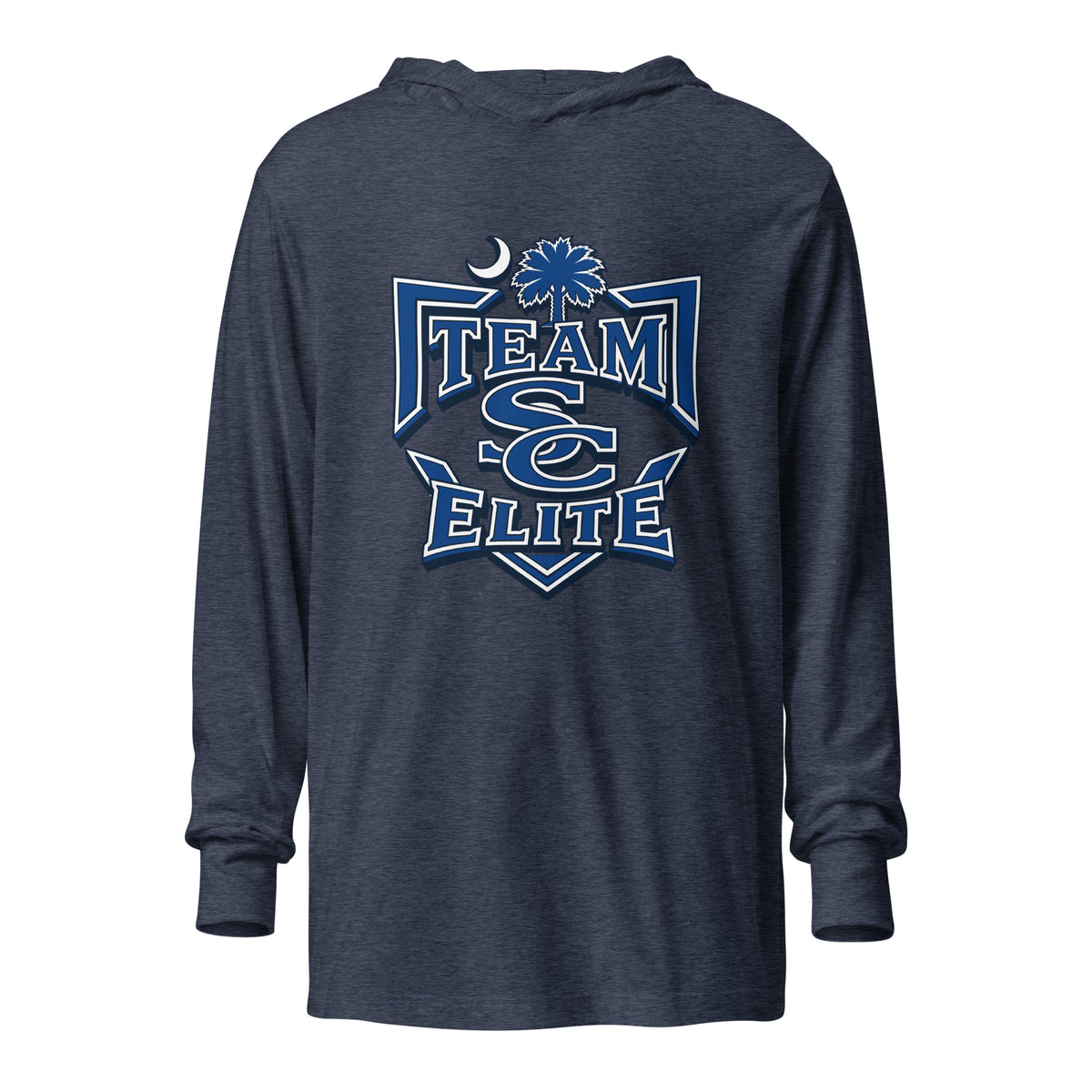 Performance | Hooded Long Sleeve T Shirt | TEAM SC ELITE | Emblem Logo