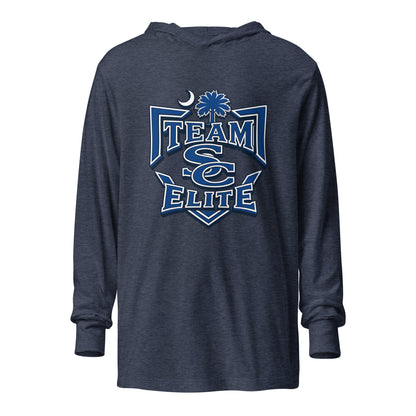 Performance | Hooded Long Sleeve T Shirt | TEAM SC ELITE | Emblem Logo
