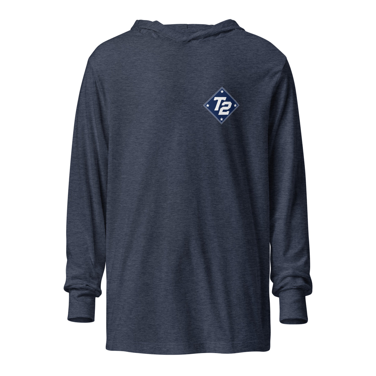 Performance | Hooded Long Sleeve T Shirt | Texas Turn Two Baseball | Crest Logo