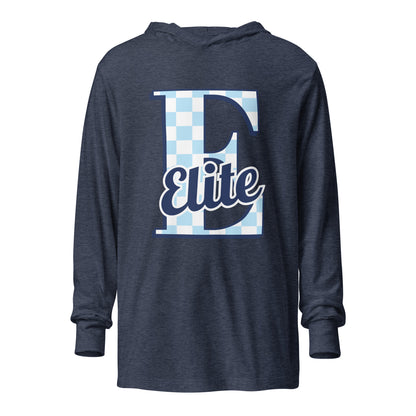 Performance | Hooded Long Sleeve T Shirt | PV Elite 7U Baseball | Elite Mark Logo