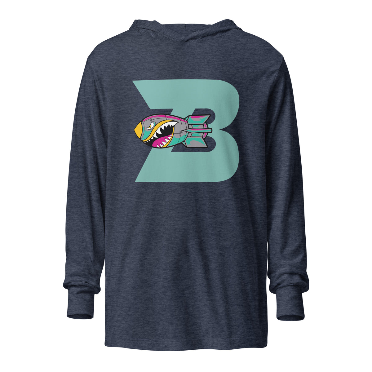 Performance | Hooded Long Sleeve T Shirt | Buffalo Bomb Squad 16u | Valor Logo