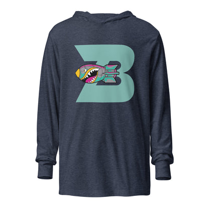 Performance | Hooded Long Sleeve T Shirt | Buffalo Bomb Squad 16u | Valor Logo