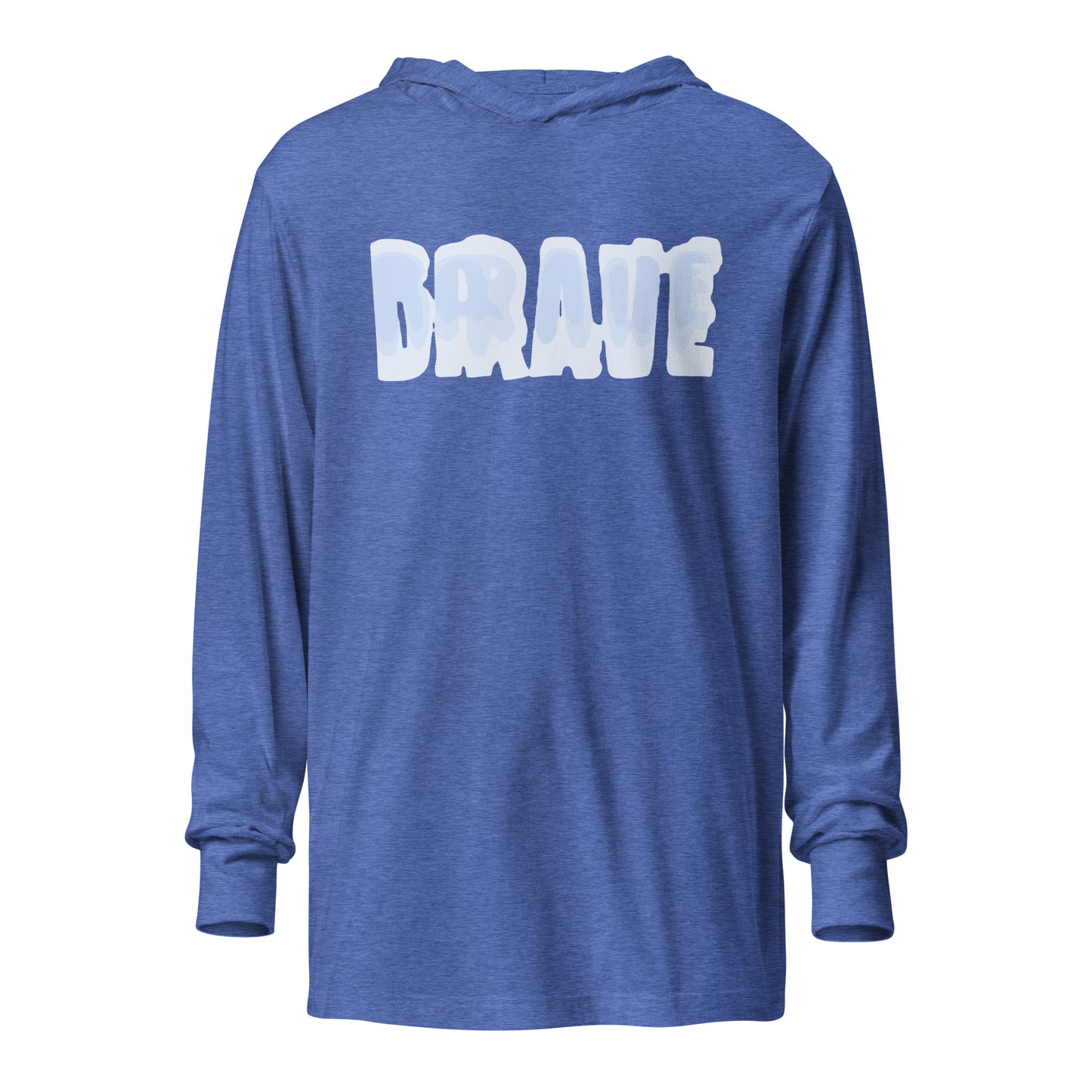 Performance | Hooded Long Sleeve T Shirt | Brave Like Ben | Braveheart Logo