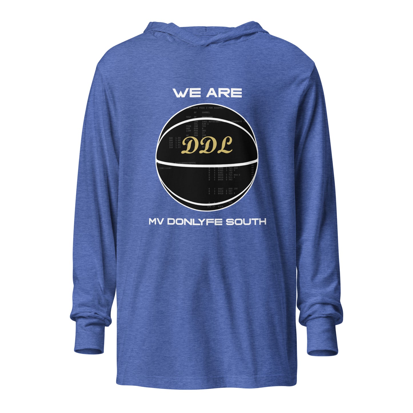 Performance | Hooded Long Sleeve T Shirt | Official DDL Merchandise | Vanguard Logo