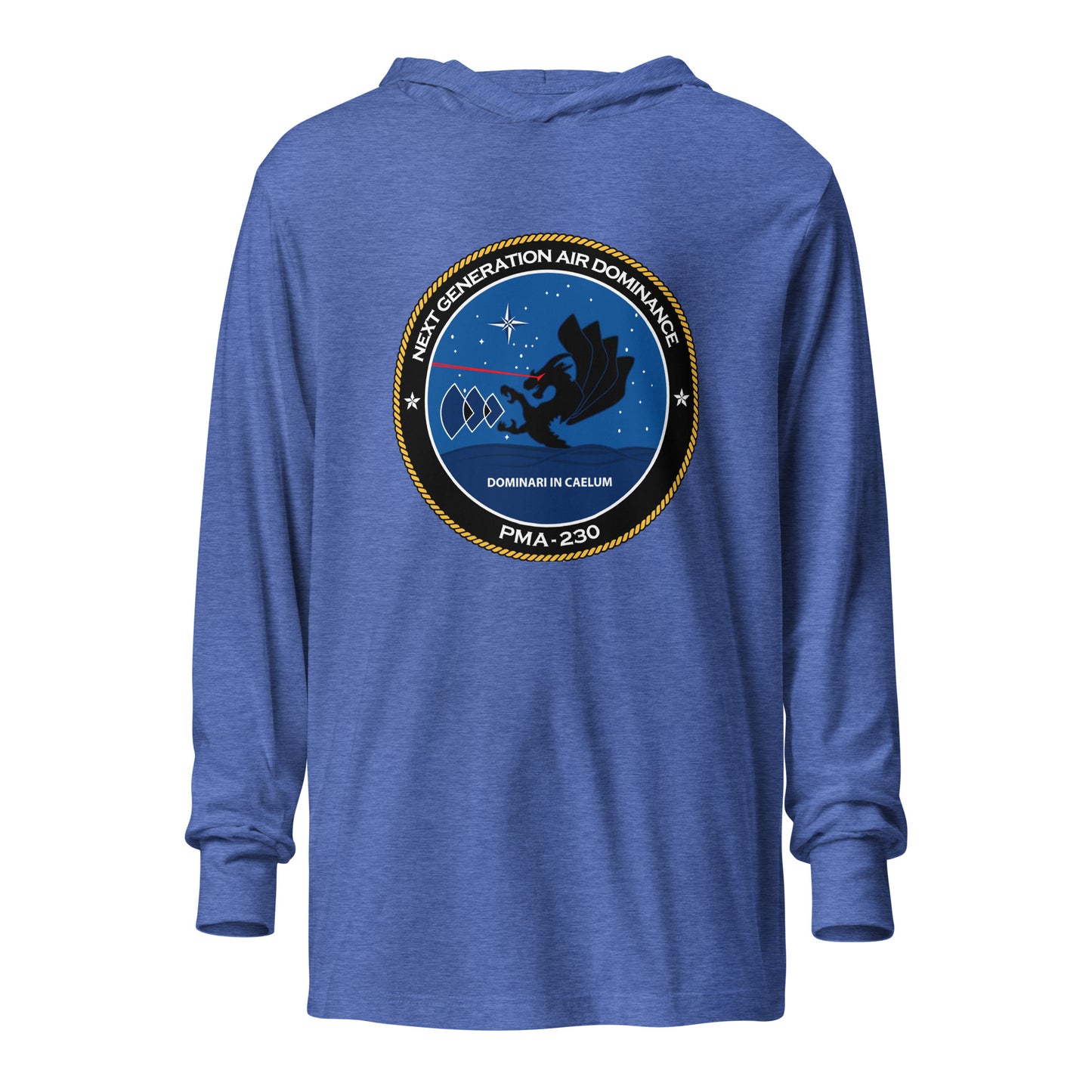 Performance | Hooded Long Sleeve T Shirt | Next Generation Air Dominance | Badge Logo