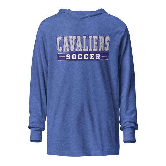 Performance | Hooded Long Sleeve T Shirt | STM Soccer | Modern Script Logo