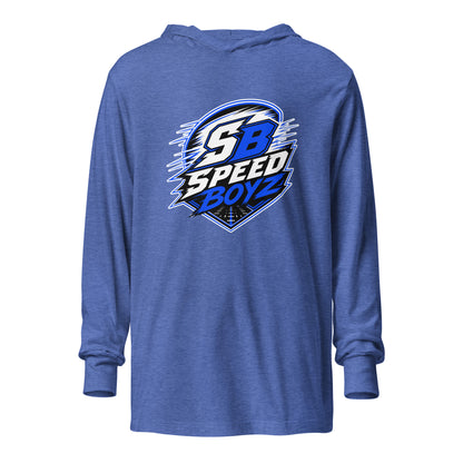 Performance | Hooded Long Sleeve T Shirt | Blackout Boyz | SB Speed Crest Logo