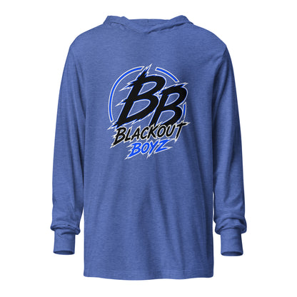 Performance | Hooded Long Sleeve T Shirt | Blackout Boyz | Vanguard Logo
