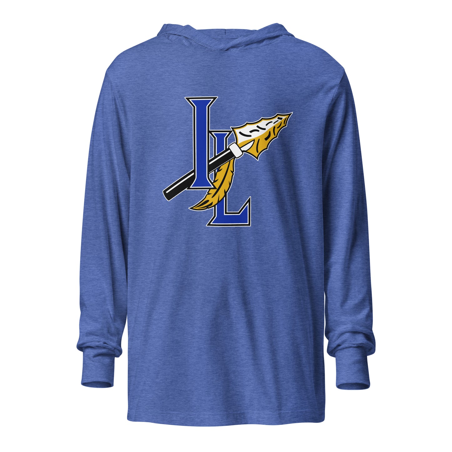 Performance | Hooded Long Sleeve T Shirt | Indian Land Middle School Volleyball | Spear Athletic Logo