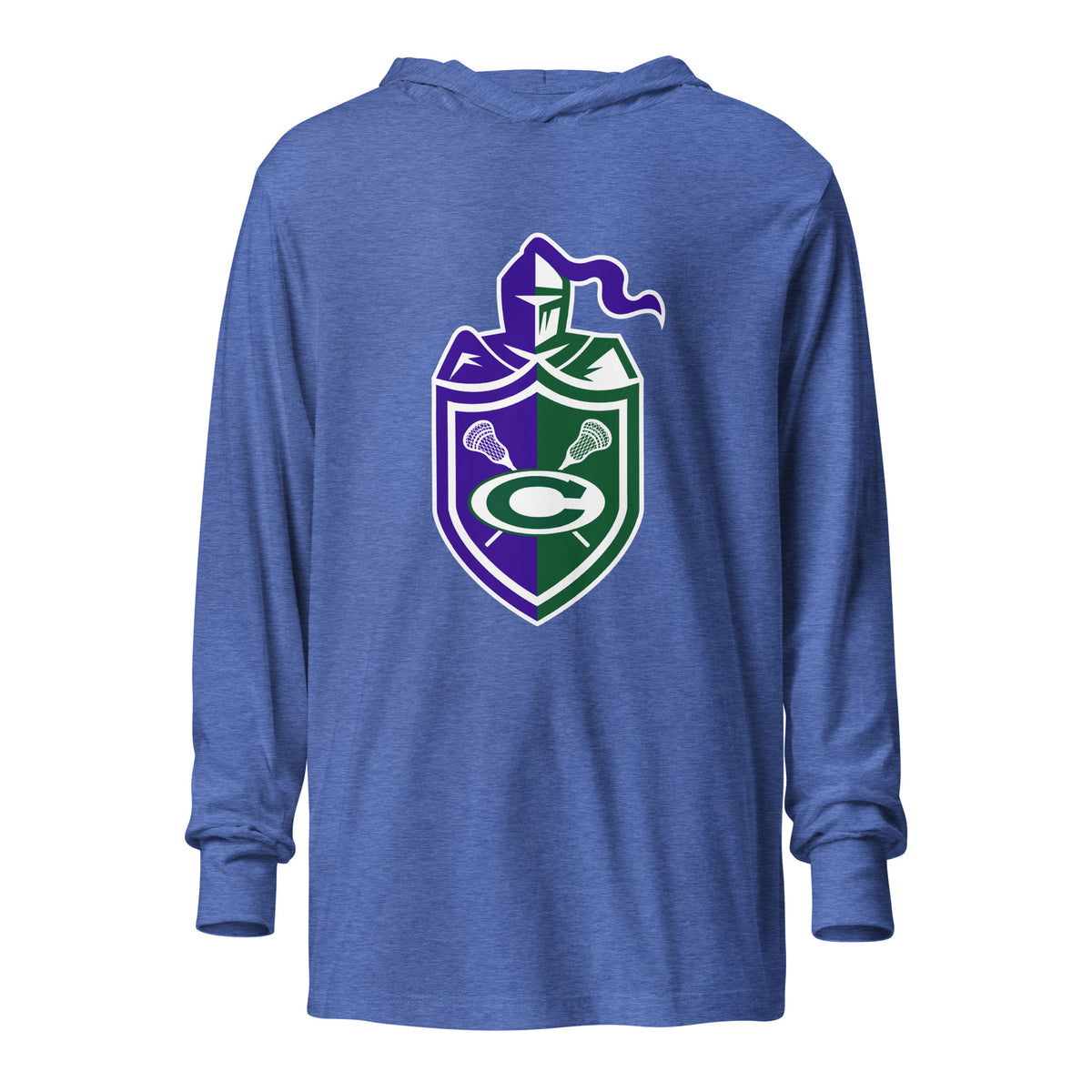Performance | Hooded Long Sleeve T Shirt | Central West Girls Lacrosse | Crest Logo
