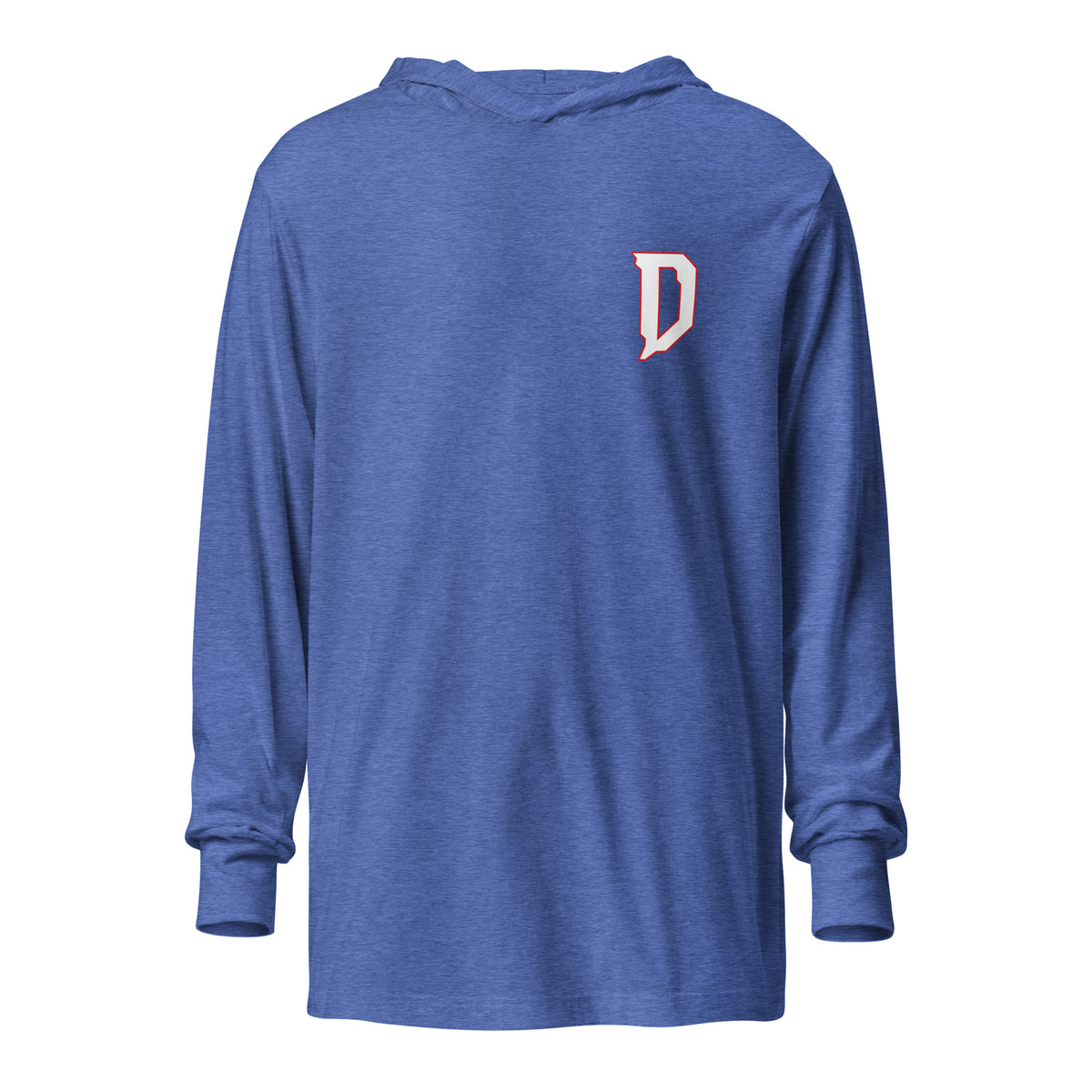 Performance | Hooded Long Sleeve T Shirt | Dream Developmental Program | Lettermark Logo