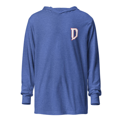 Performance | Hooded Long Sleeve T Shirt | Dream Developmental Program | Lettermark Logo