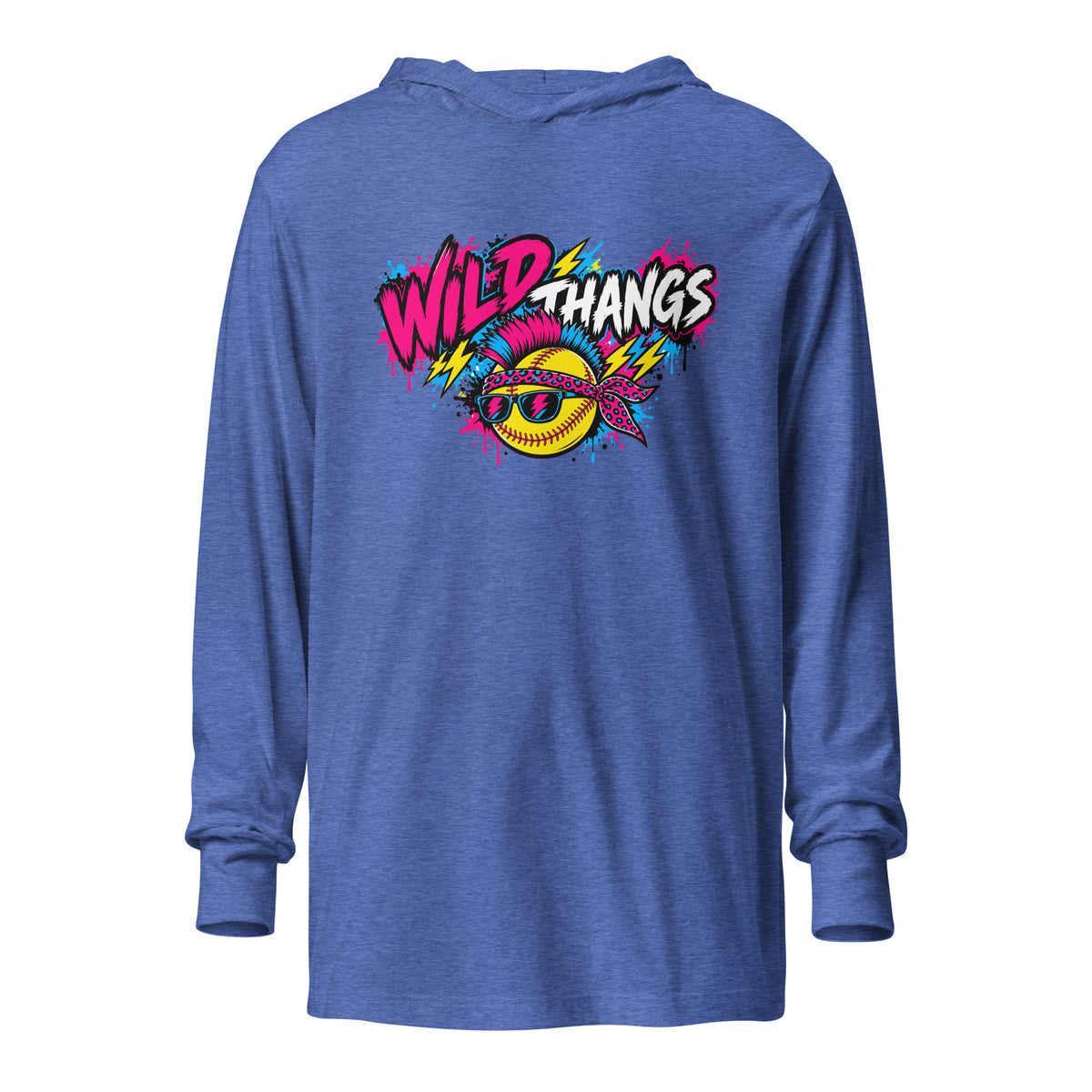 Performance | Hooded Long Sleeve T Shirt | Wild Thangs | Vanguard Logo