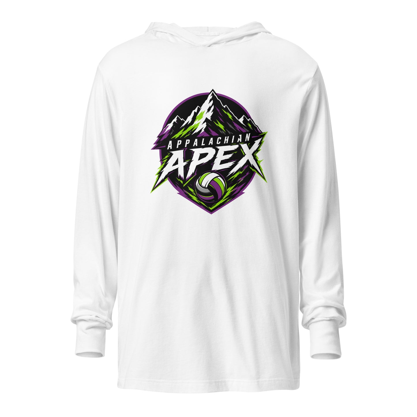 Performance | Hooded Long Sleeve T Shirt | Appalachian Apex | Summit Emblem Logo