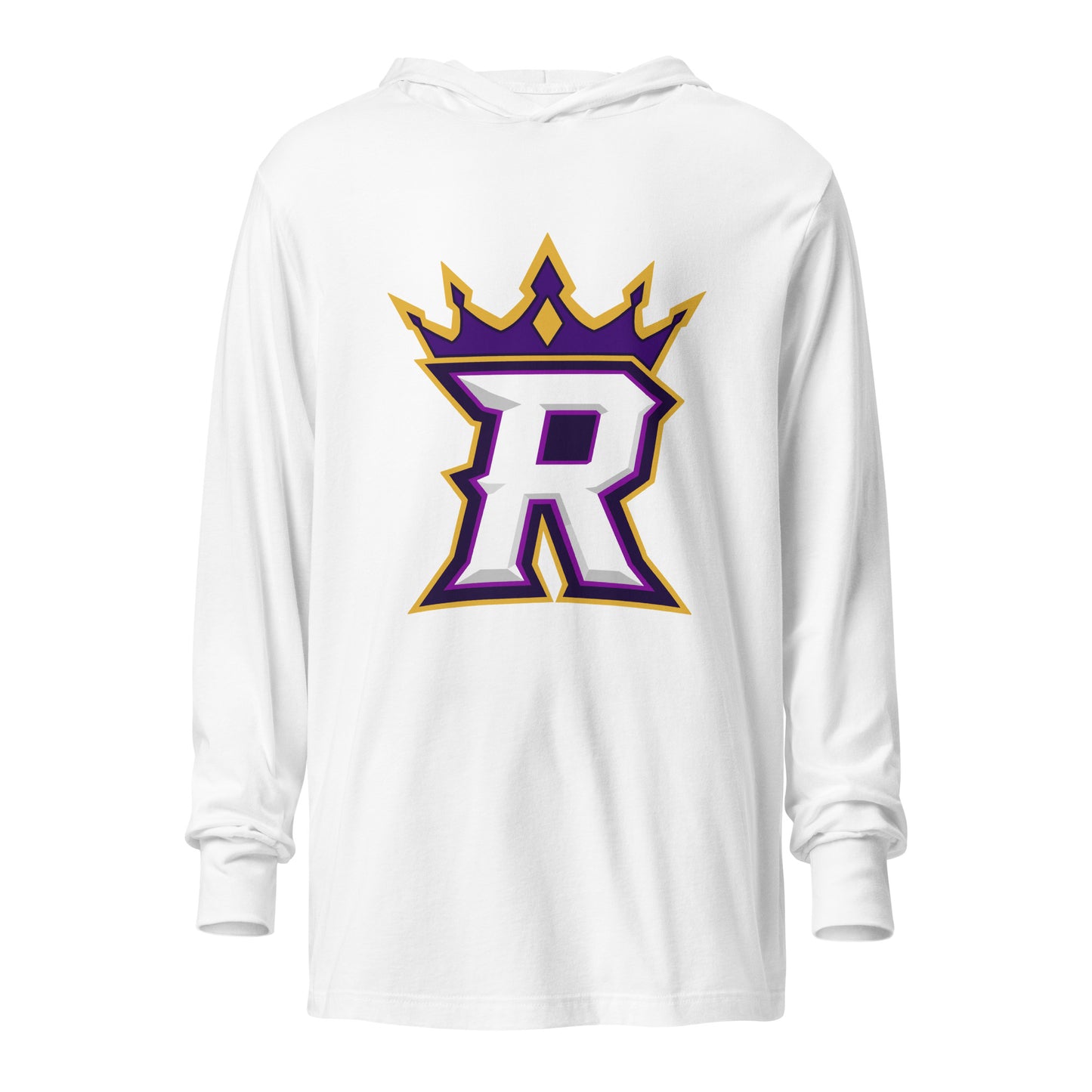 Performance | Hooded Long Sleeve T Shirt | REIGN 10U Softball | Royale Crest Logo