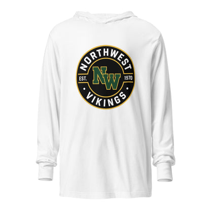 Performance | Hooded Long Sleeve T Shirt | Northwest High School | Badge Logo