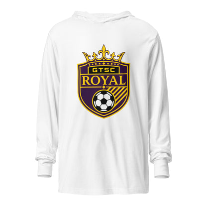 Performance | Hooded Long Sleeve T Shirt | GTSC Royal | Shield Logo