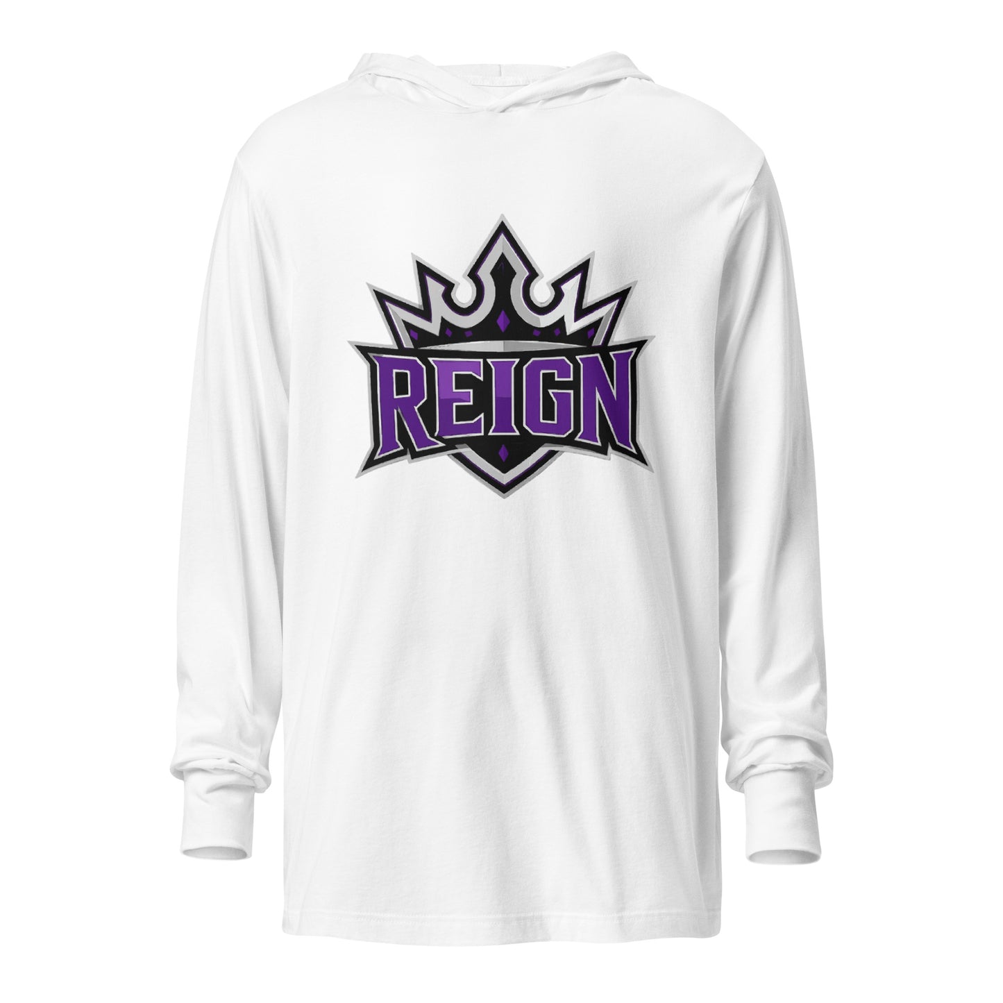 Performance | Hooded Long Sleeve T Shirt | REIGN 10U Softball | Emblem Logo